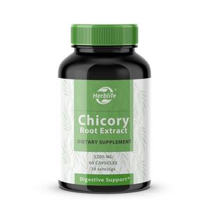 Cápsulas de Raíz de Achicoria de Marca Privada OEM ODM - 1200 mg de Polvo de Raíz de Achicoria para la Salud Intestinal y el Apoyo Digestivo, Suplemento para la Salud, Vegano - Product Image 1