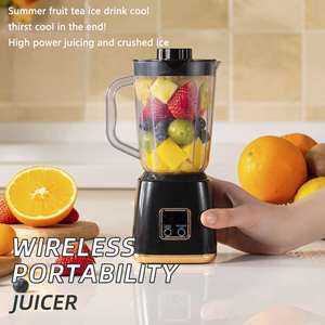 Extracteur de jus lent électrique commercial à pression à froid pour fruits et oranges, centrifugeuse à mastication - Product Image 4