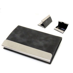 Tarjetero de polipiel con logotipo impreso, cartera para uso en oficina, personal y profesores - Product Image 2