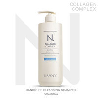 Shampoo pour la croissance naturelle des cheveux de marque propre, antipelliculaire, anti-frisottis, lissant et réparateur, au collagène et à la menthe