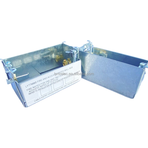 Australie 1 groupe avec écrous coulissants Montage encastré en métal Fire Rated Wall Box - Product Image 2