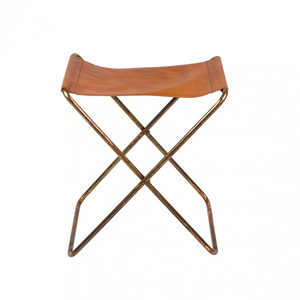 Nordic style top-grain cowhide stool, modern minimalist bedroom <b>table</b>, home decor living room coffee <b>table</b> - Product Image 5
