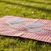 Emballage en blister transparent en PET, de qualité alimentaire, pour fruits, légumes, laitue, avec impression en relief