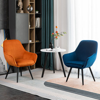 Fauteuil individuel compact de luxe en métal, ensemble table et chaise pour balcon, idéal petits espaces, chaise de salon moderne et minimaliste