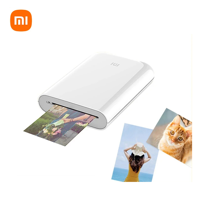 Global Version Mijia AR Color Zink Technology USB+ Portable Mini Photo Printer 313x400dpi 2x3inch CE Certified 45s