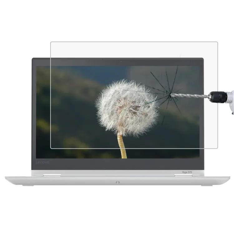 Прямая поставка, 0,4 мм, твердость <span class=keywords><strong>поверхности</strong></span> 9H, полноэкранная пленка для ноутбука, закаленное стекло, протектор для 13,3 дюймового Lenovo ThinkPad Yoga 370