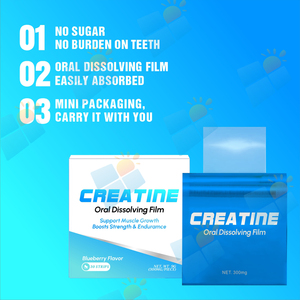 SUNI OEM ODM Private Label creatina monoidrato sport integratore muscolare supporto Pre allenamento Halal creatina pellicola per dissoluzione orale - Product Image 2