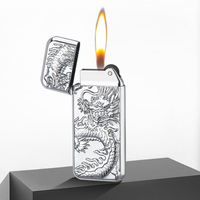 DEBANG Briquet Cigarette Meilleures Ventes 2025 Lingot d'Or Portable avec Butane Logo Personnalisable Briquet à Silex