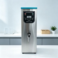 Chauffe-eau de bar de comptoir 80L/H à vente directe fabricant, avec double lampe de travail, en acier inoxydable 304, pour usage professionnel