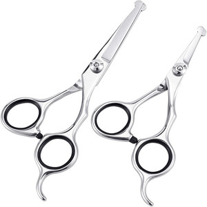 Coupe-ongles pour animaux de compagnie en acier inoxydable, pointe ronde de 4 pouces, pour toilettage des chiens, ciseaux de beauté, conception pratique - Product Image 1