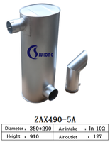 Pour Hitachi ZAX490-5A, Silencieux d'échappement pour excavatrice, générateur, bulldozer, tracteur, 20 ans d'expérience, Fabricant en gros OEM ODM