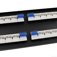 Panneau de brassage vocal modulaire 50 ports IW-PP-350-U |   Support de montage en rack 2U 19 pouces |   Ports RJ11 pour système téléphonique et câblage de centre de données