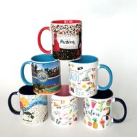 Offre Spéciale – Tasse à eau ou à thé en grès noir mat de 11 oz, personnalisable avec logo de marque imprimé, mug à café en céramique émaillée, personnalisable