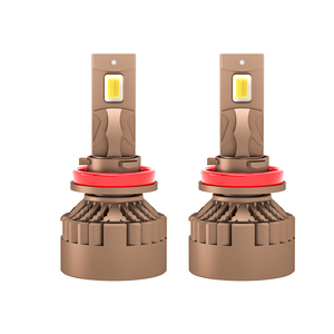 Faro LED Super Potente 160W con 3 Colori, Grande Alloggiamento, Doppie Tubi di Raffreddamento, Canbus Robusto per Toyota <span class=keywords><strong>Passat</strong></span> <span class=keywords><strong>B6</strong></span> Renault - Product Image 2