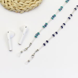 सूर्य के चश्मे के नेकलेस नेकलेस के लिए बेड चेन चेन, एंटी खोए हुए स्ट्रैप ईयरबड - Product Image 2