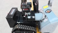 Souffleuse à neige sur chenilles en caoutchouc certifiée CE EPA Euro 5, largeur de travail de 1 m (39 po), automatique, sans fil, pour neige épaisse, machine de qualité pour l'hiver