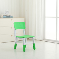Chaise d'enfant en plastique colorée pour maternelle, garderie et école maternelle