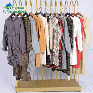 Primavera Outono Coréia Senhoras Vestido Longo Roupas Usadas Roupas Femininas Moda Usada Roupas Coréia Bale - Product Image 2