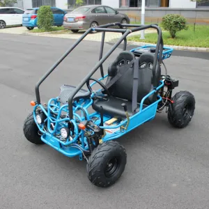 ילדים הולכים עגלות גז מונע ללכת kart 110cc 4 שבץ 2 מושבים ללכת עגלה