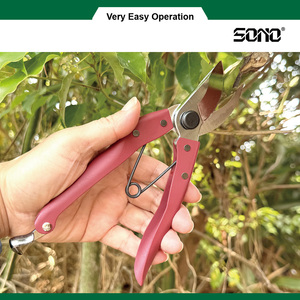 Tijeras de Podar SONO J306 con Mango de Plástico TPR Antideslizante, Cuchillas de Acero al Carbono Cromadas, Grado Industrial para Bricolaje - Product Image 3
