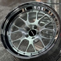 Jantes de luxe personnalisées 5x114.3 5x112 5x120 LM-R Sport Racing Gold Jantes 15-24 pouces 2 pièces forgées pour porsche bmw corvette