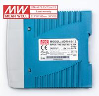 Alimentation électrique sur rail DIN 10W Mean Well MDR-10-15, sortie CC simple 15V 0,67A, 85-264VAC, automatisation à haute efficacité