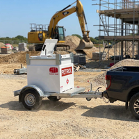 Station-service mobile montée sur remorque avec double paroi à prix de gros 1000L/2000L IBC Tanks UL Certified
