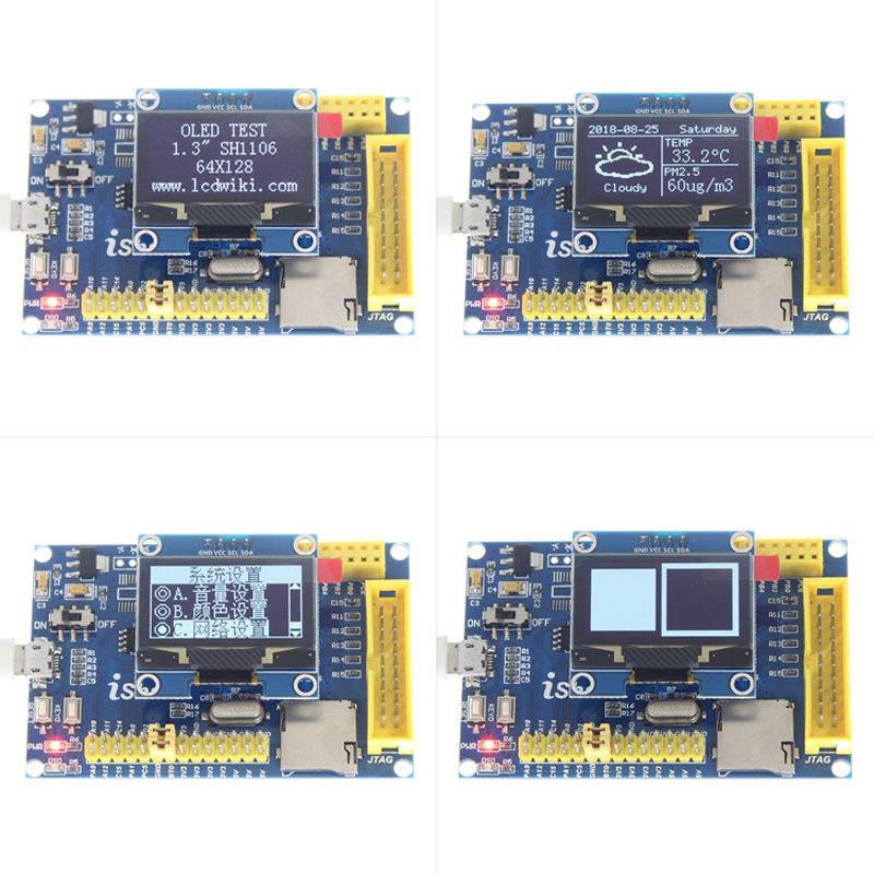 Produktbild von 1,3 Zoll OLED-Modul IIC 128x64 Pixel – SSH1106, Hoher Kontrast, Geringer Stromverbrauch, 3,3–5 V, Große Blickwinkel