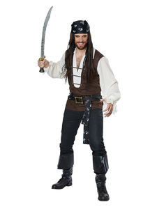 Costume <span class=keywords><strong>de</strong></span> pirate unisexe pour Halloween, avec chapeau, pantalon et haut, pour spectacle <span class=keywords><strong>de</strong></span> carnaval, performance sur scène, fête <span class=keywords><strong>de</strong></span> Noël - Product Image 2