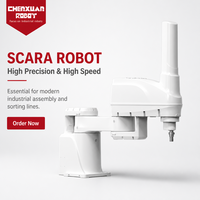 Lengan Robot SCARA Industri 4 Axis PLC & Motor Manipulator Robot Presisi Kecepatan Tinggi Beban Angkut 6KG untuk Perakitan Pick and Place 3C