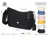 Borsa Tote in Taslon per Donna, Colore Unico con Chiusura a Cerniera, per Uso Quotidiano in Tutte le Stagioni - Product Image 1