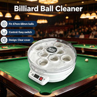 Machine à laver automatique électrique pour billes de billard et de snooker, 8 trous, nettoyeur et polisseur de billes de billard 67mm 68mm