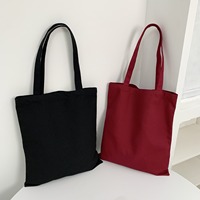 Sac fourre-tout en toile sur mesure avec longue anse, logo imprimé personnalisé, idéal pour le shopping (vente en gros)