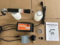 Ensemble de peinture en poudre métallique à prix d'usine, pistolet de pulvérisation pour moteur, équipement de peinture pour substrats en acier, certifié CE, garantie 1 an