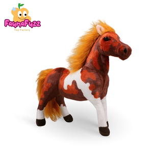 <span class=keywords><strong>Caballo</strong></span> de Peluche Realista de Venta Directa de Fábrica, Animal de Simulación de Peluche para Regalos de Navidad y Suministros para Tiendas de Regalos de Zoológico - Product Image 4