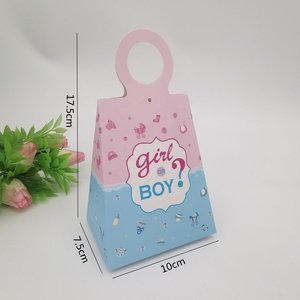 24 pièces révélation de sexe garçon ou fille boîte à bonbons personnalisée drôle révélation de sexe fournitures de décoration de fête révélation de sexe cadeaux pour les invités - Product Image 3