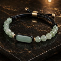 Bracelet NFC en coquille de noix de coco, pierre de jade naturelle, bracelet intelligent de contrôle d'accès RFID 13,56 MHz, bracelet RFID