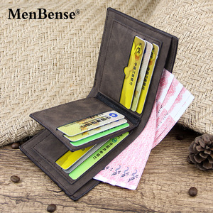 Hot Sale New Men's <strong>Wallet</strong> Short, Multi-Card and Multi-Function Youth Fashion Casual Sanded <strong>Wallet</strong> - Product Image 3
