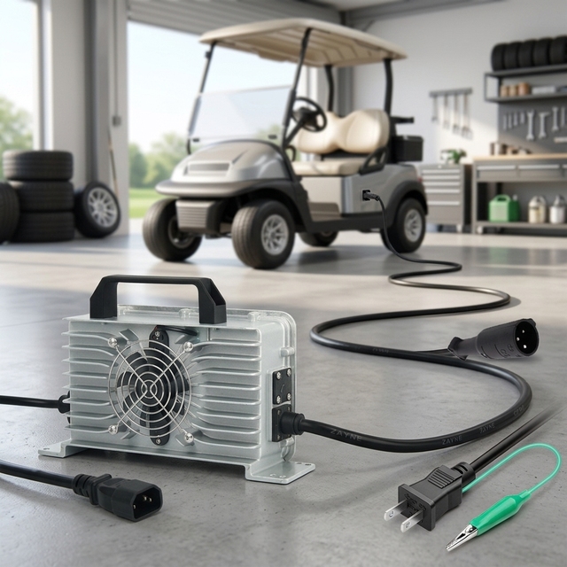 Custom 48V 54.74v 58.4v 20A 25Amp Waterproof Lithium Battery Charger for Electric Car Golf Cart Forklift Ez Go Fast Charger