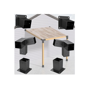 Kit <span class=keywords><strong>de</strong></span> 15 supports <span class=keywords><strong>de</strong></span> pergola à toit incliné, kit <span class=keywords><strong>de</strong></span> supports d'extension muraux <span class=keywords><strong>de</strong></span> toit Supports à 3 voies pour <span class=keywords><strong>pergolas</strong></span> - Product Image 1