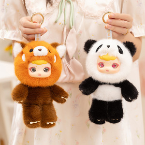 Nieuwe Kawaii Dieren Vinyl Gezicht Pluche Pop Cartoon 8 Inch Zachte Gevulde Pinguïn Dinosaurus Pluche Vinyl Speelgoed - Product Image 3