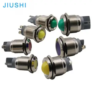 Kelly S16-S22 Hot Sales Round Metal Indicator Led Waterproof 16mm 19mm 22mm Wenzhou