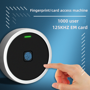 Mini lecteur de contrôle d'accès RFID par empreinte digitale, étanche IP66, anti-vandalisme, écran tactile en métal, carte EM 125KHz, accès pour 1000 utilisateurs - Product Image 3