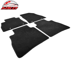 พรมปูพื้นสำหรับนิสสันเซ็นทรา 13-19 4 ชิ้นด้านหน้าด้านหลังกันลื่นพรมกันลื่นกำมะหยี่สีดำ - Product Image 3