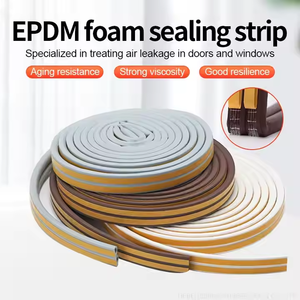 סיטונאי סוג epdm קצף גומי רצועות אטימה עמיד למים פס איטום רצועה עבור חלונות דלתות - Product Image 5