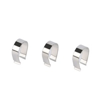0.8*7.5mm Zinc Placage Ressort Clips U Forme Métal Clip Ressort En Acier Pantalon Rack Arc Boucle Tube Pince Clip