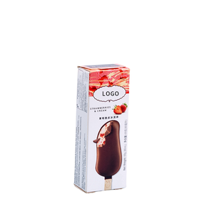 The factory wholesale production custom folding color printing logo ice cream packaging box