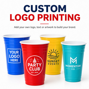 Vasos <span class=keywords><strong>de</strong></span> Fiesta <span class=keywords><strong>de</strong></span> Colores Personalizados con Logotipo <span class=keywords><strong>de</strong></span> Marca <span class=keywords><strong>de</strong></span> Alta Calidad, Vaso <span class=keywords><strong>de</strong></span> Plástico PP Desechable Rojo <span class=keywords><strong>de</strong></span> 16 oz para <span class=keywords><strong>Bar</strong></span> - Product Image 3