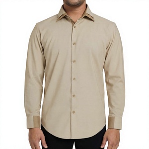 High Quality Men's Classic Casual Cotton Woven Shirt Breathable Office Wear Everyday Use Soft Yarn Dyed Anti-Wrinkle Single - Product Image 4