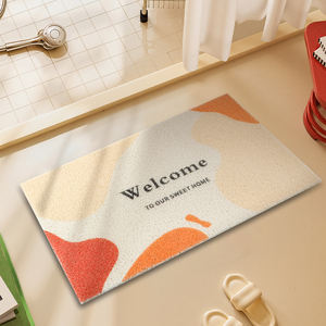 YOULTTAN 40*60cm tapis de bain en PVC paillasson d'entrée antidérapant tapis de sol absorbant l'eau pour douche - Product Image 2